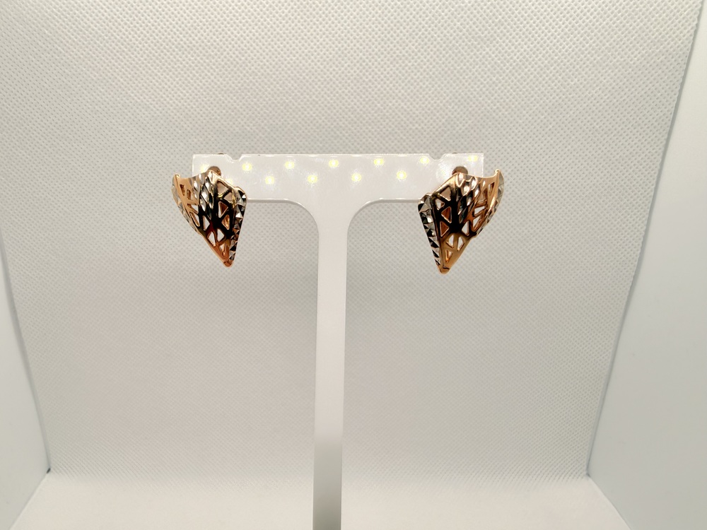 СЕРЬГИ БЕЗ КАМНЯ (Au 585)