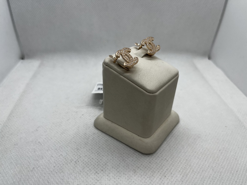 21172 СЕРЬГИ С КАМНЯМИ (Au 585)