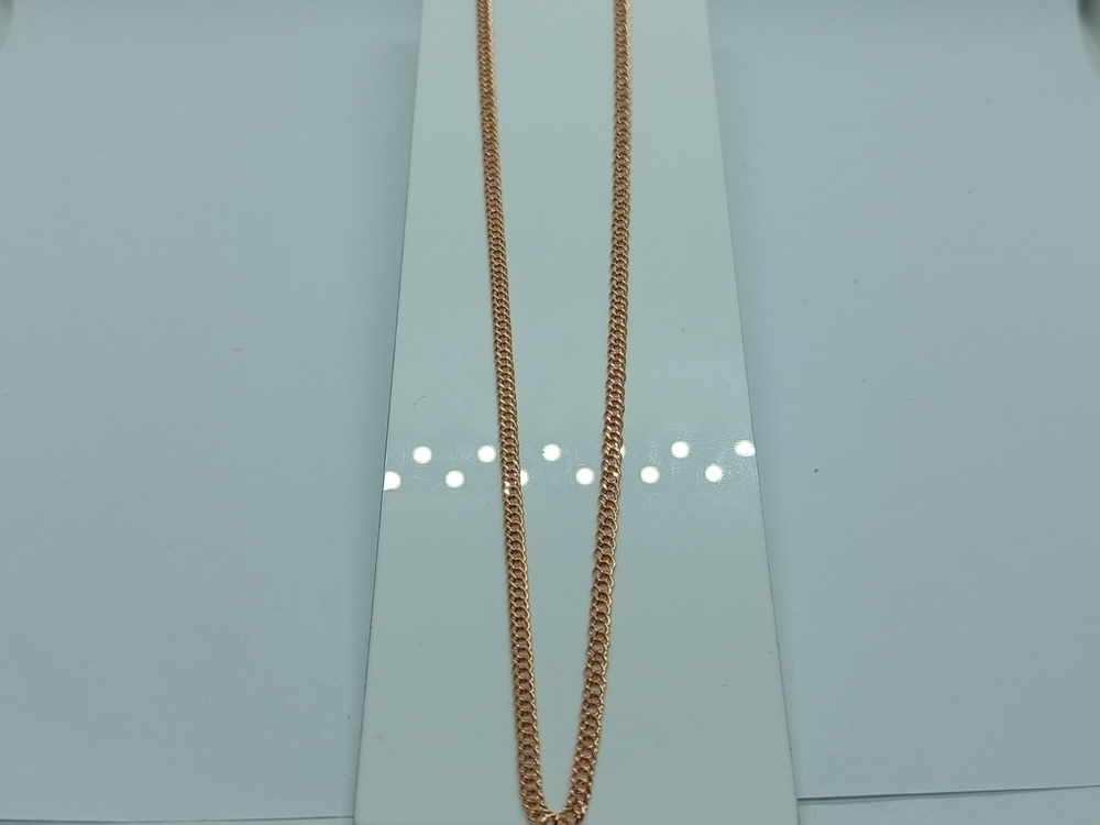 ЦЕПЬ ПУСТОТЕЛАЯ Ромб двойной (Au 585)