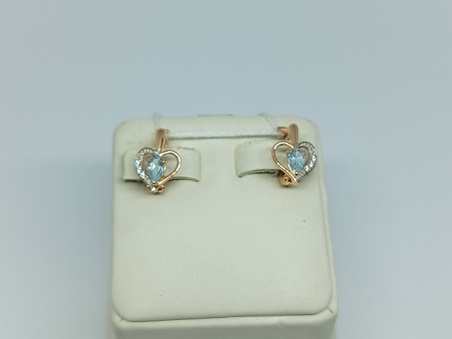 СКМИ585 СЕРЬГИ С КАМНЯМИ (Au 585) СКМИ585 СЕРЬГИ С КАМНЯМИ (Au 585)