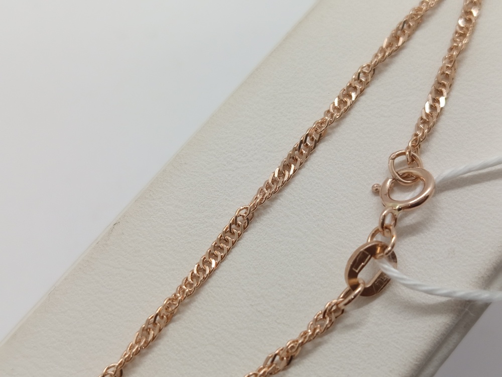 ЦЛСИ585 ЦЕПЬ ПОЛНОВЕСНАЯ Сингапур (Au 585)