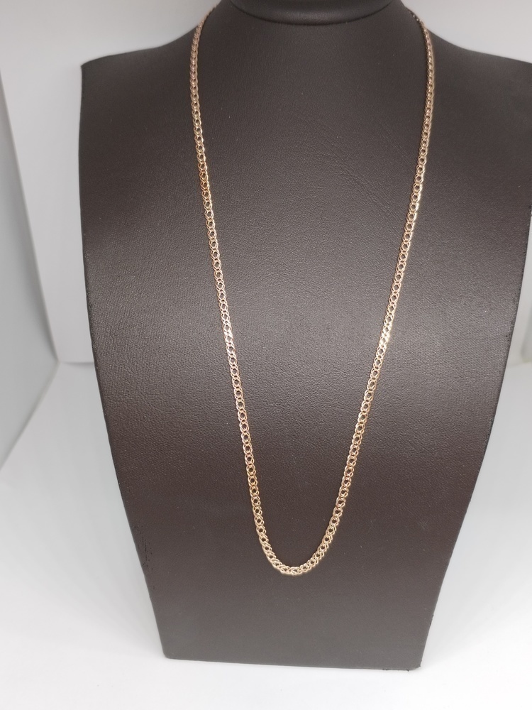 ЦЕПЬ ПОЛНОВЕСНАЯ Ромб двойной (Au 585)