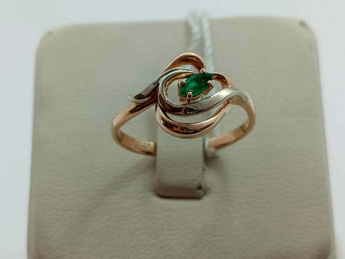 КОЛКМ585 КОЛЬЦО С КАМНЕМ (Au 585)