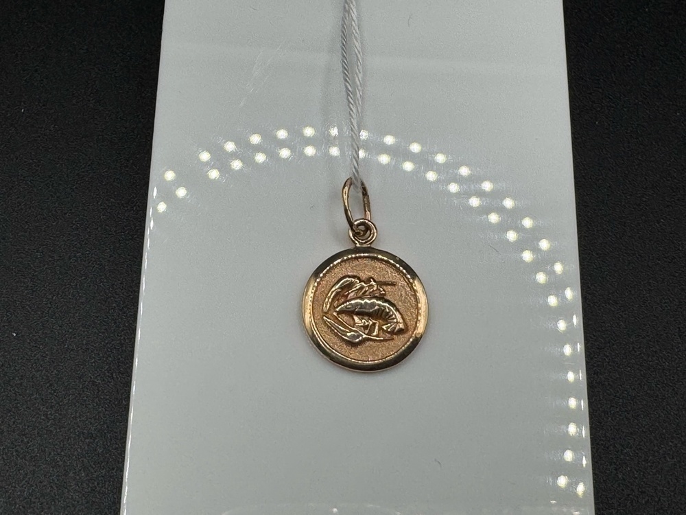 ПОДВЕСКА ЗНАК ЗОДИАКА РАК Au 585