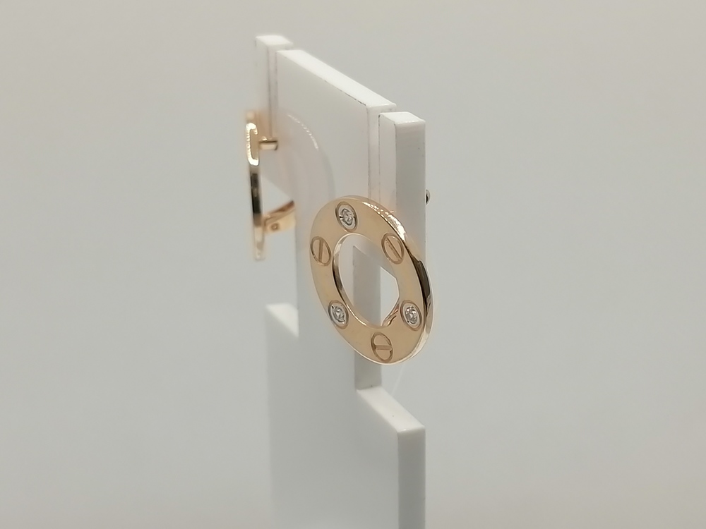 СЕРЬГИ С КАМНЯМИ (Au 585)