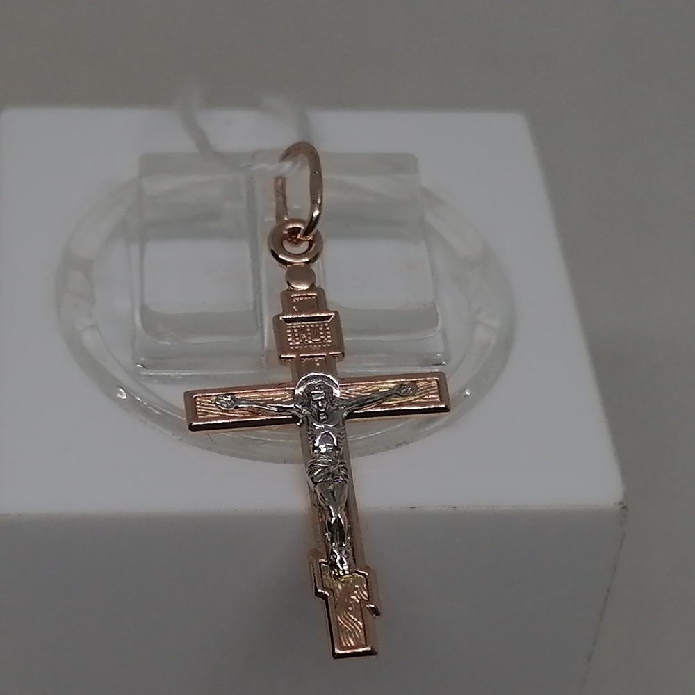 ПОДКБК585 ПОДВЕСКА КРЕСТ БЕЗ КАМНЯ (Au 585) ПОДКБК585 ПОДВЕСКА КРЕСТ БЕЗ КАМНЯ (Au 585)