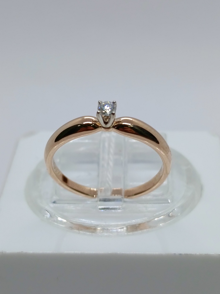 КОЛЬЦО БРИЛЛИАНТ Au 585