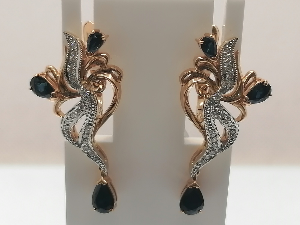 СЕРЬГИ БРИЛЛИАНТ (Au 585)