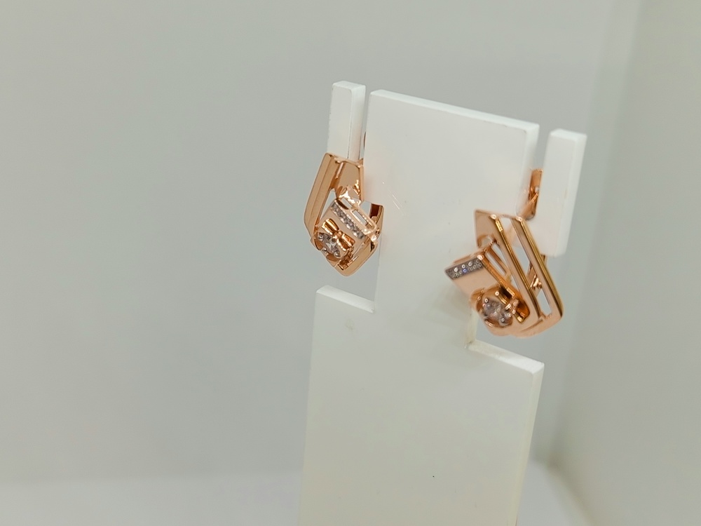 СЕРЬГИ С КАМНЯМИ (Au 585)