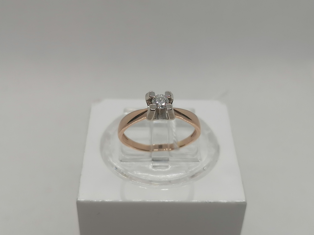 КОЛЬЦО БРИЛЛИАНТ Au 585