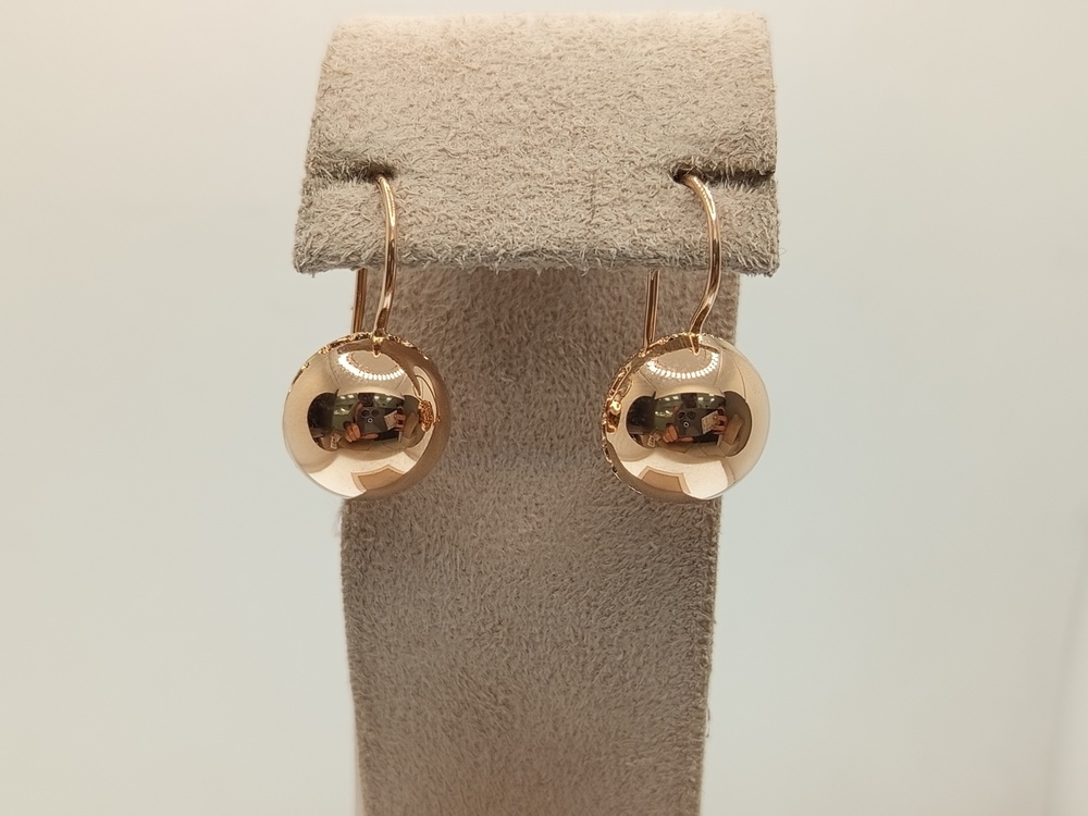 СЕРЬГИ БЕЗ КАМНЯ (Au 585)