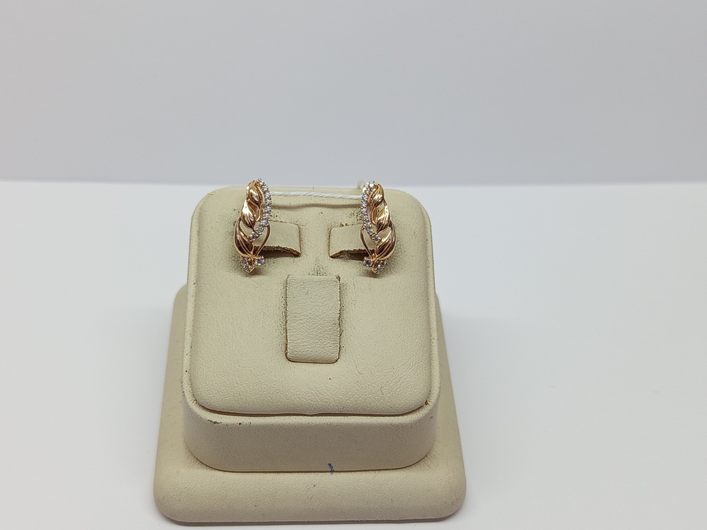 СЕРЬГИ С КАМНЯМИ (Au 585)