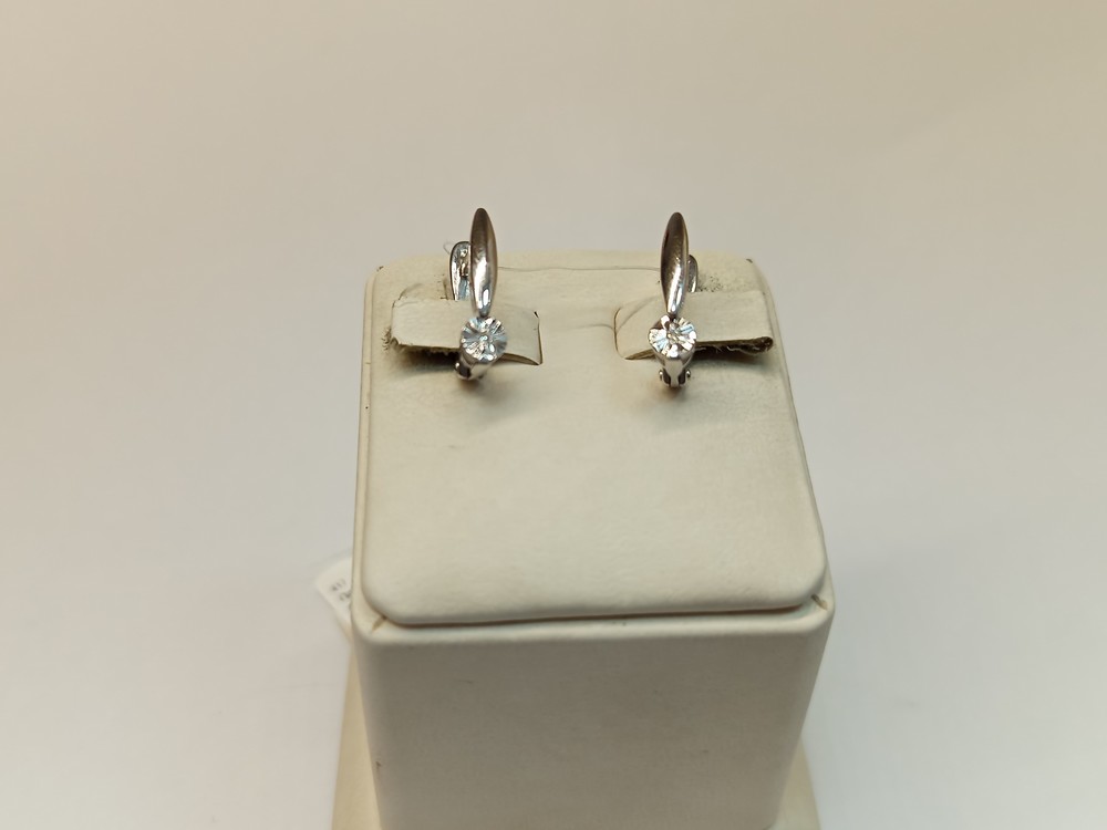 СЕРЬГИ БРИЛЛИАНТ (Ag 925)