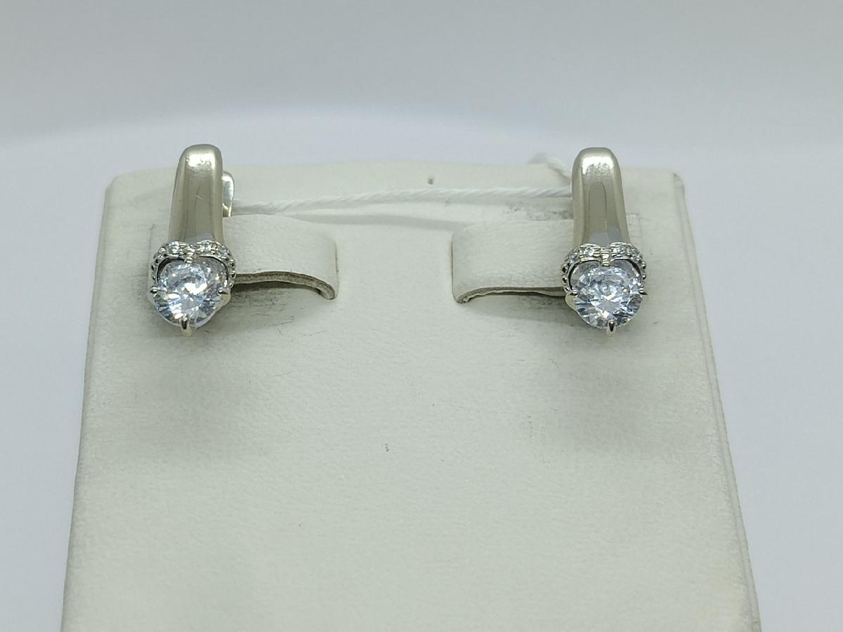 СКМИ585 СЕРЬГИ С КАМНЯМИ (Au 585)