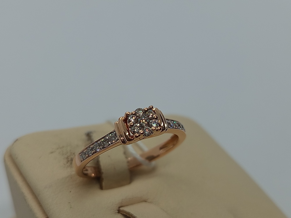 КОЛЬЦО БРИЛЛИАНТ Au 585