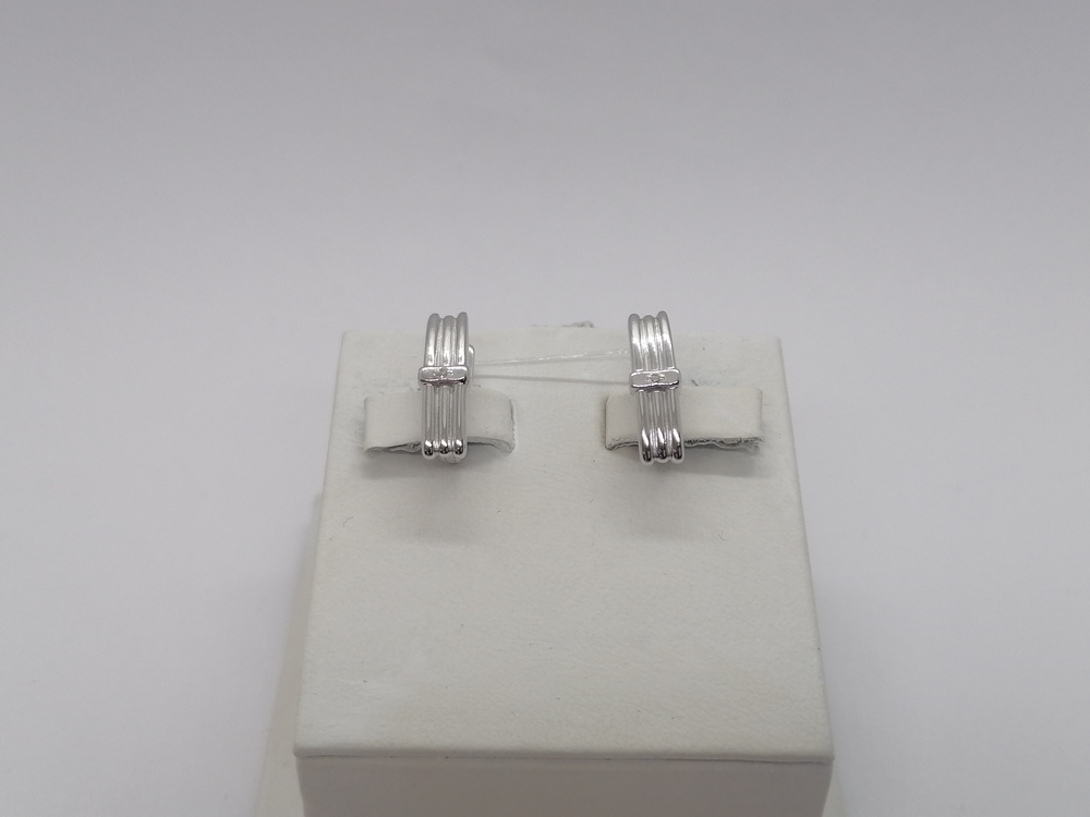 СЕРЬГИ БРИЛЛИАНТ (Ag 925)