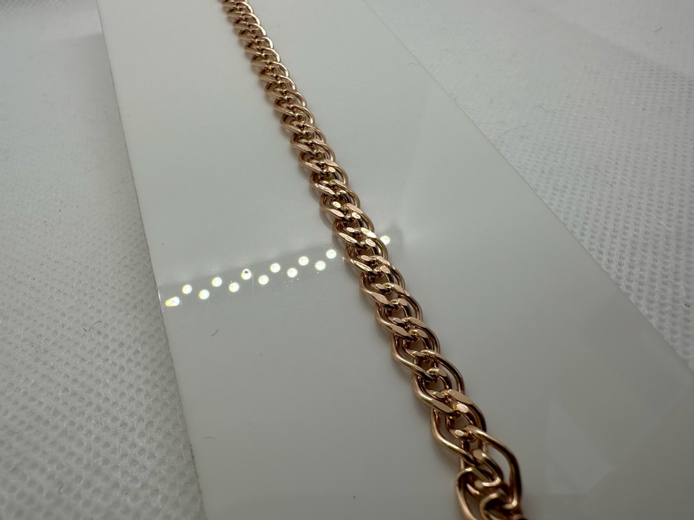 7080155П-18 БРАСЛЕТ ПУСТОТЕЛЫЙ Нона (Au 585)