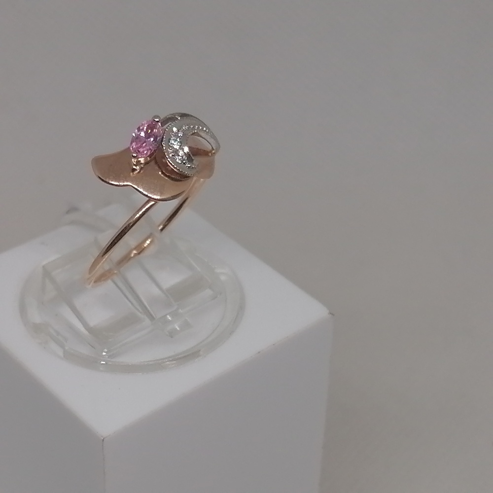 КОЛЬЦО С КАМНЯМИ (Au 585)