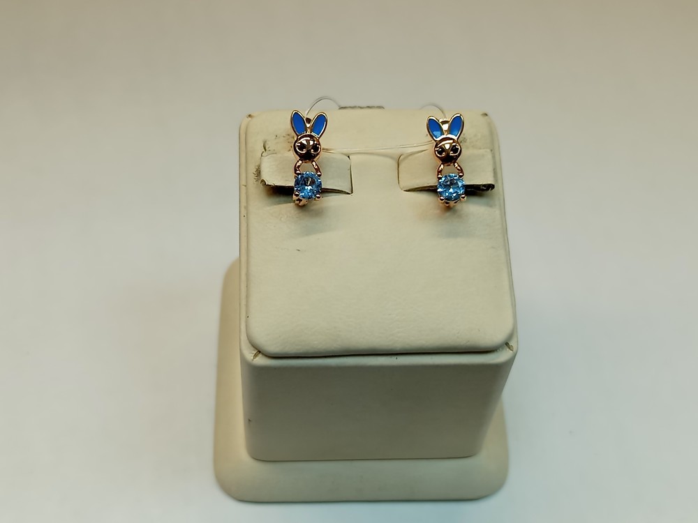 СЕРЬГИ С КАМНЯМИ (Au 585)