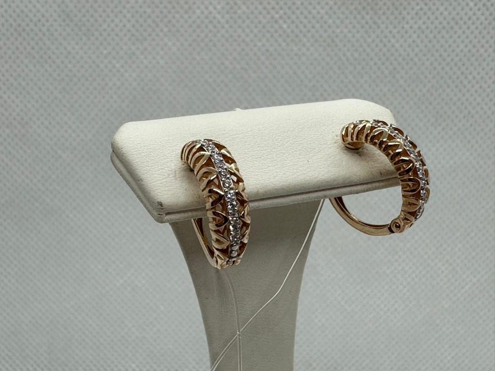 СЕРЬГИ С КАМНЯМИ (Au 585)