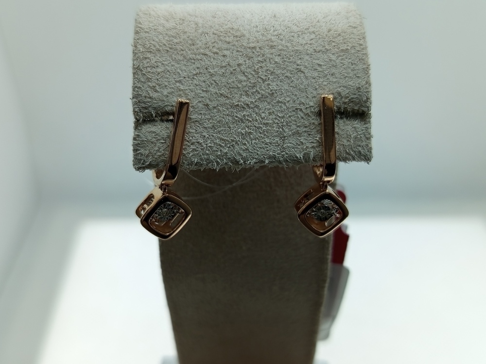 СЕРЬГИ БРИЛЛИАНТ (Au 585)