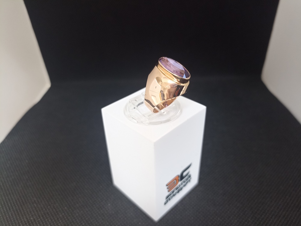 КОЛКМ583 КОЛЬЦО С КАМНЕМ (Au 583)