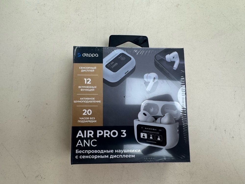 Наушники беспроводные Deppa 44213 Air Pro 3 ANC