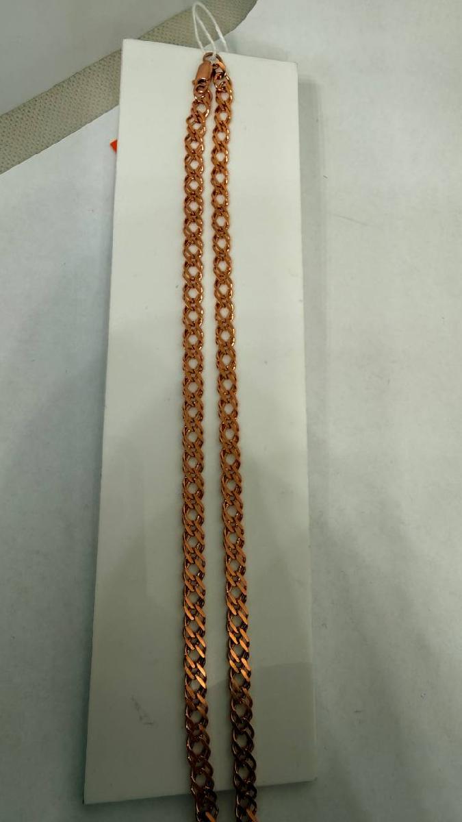 ЦЕПЬ ПОЛНОВЕСНАЯ Ромб двойной (Au 585)