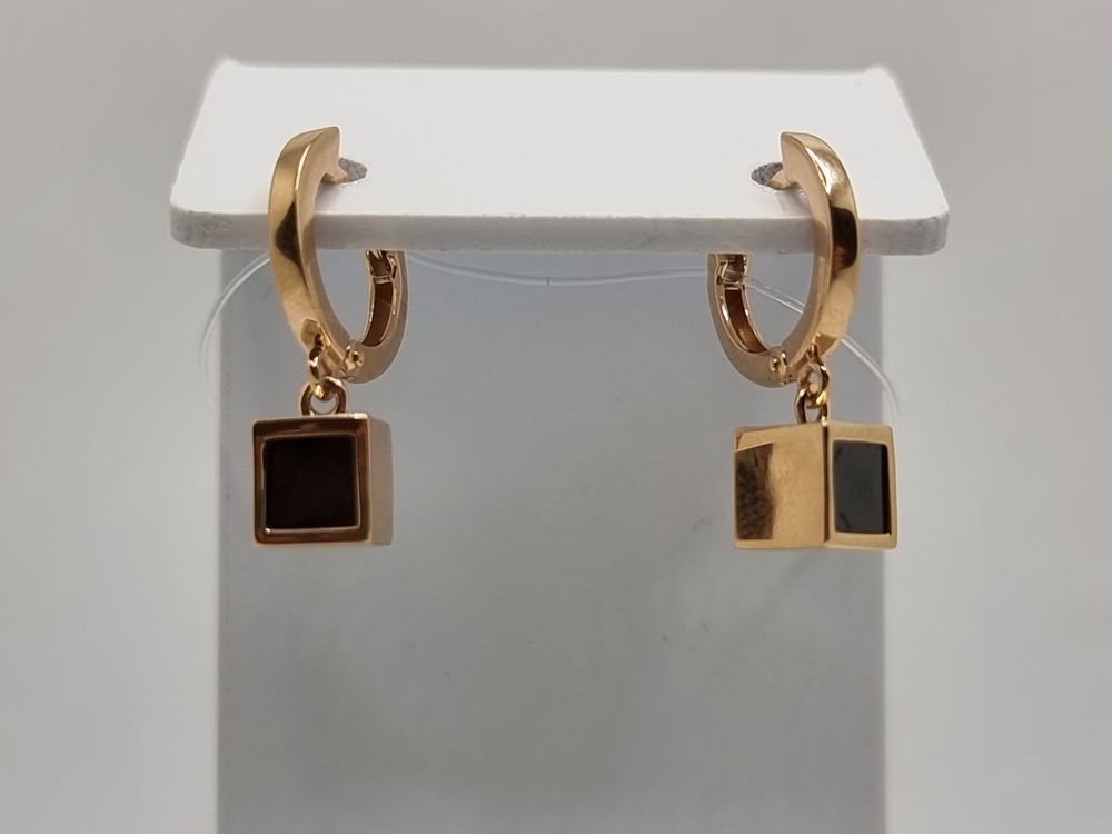 СЕРЬГИ С КАМНЕМ (Au 585)