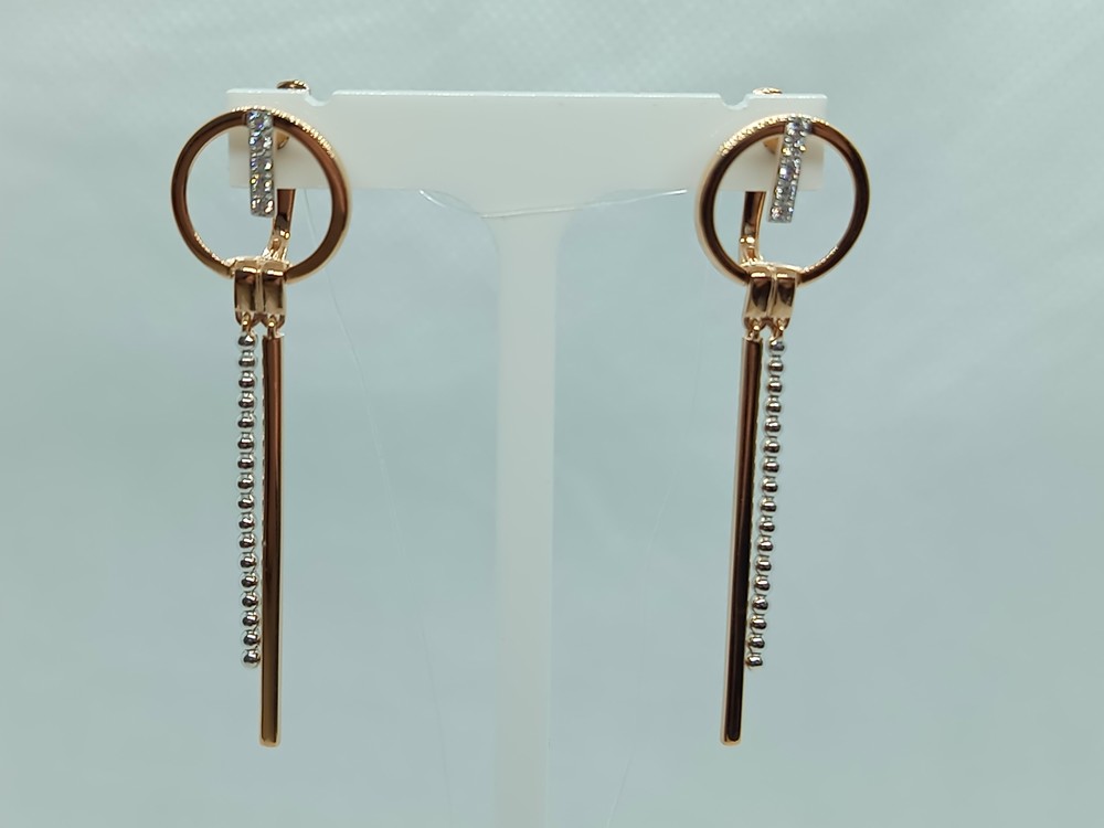 СЕРЬГИ С КАМНЯМИ (Au 585) СЕРЬГИ С КАМНЯМИ (Au 585)