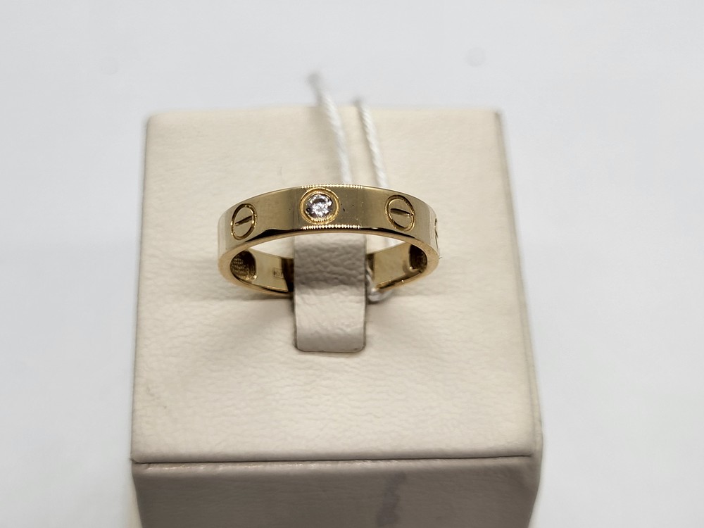 КОЛКМ585 КОЛЬЦО С КАМНЕМ (Au 585)