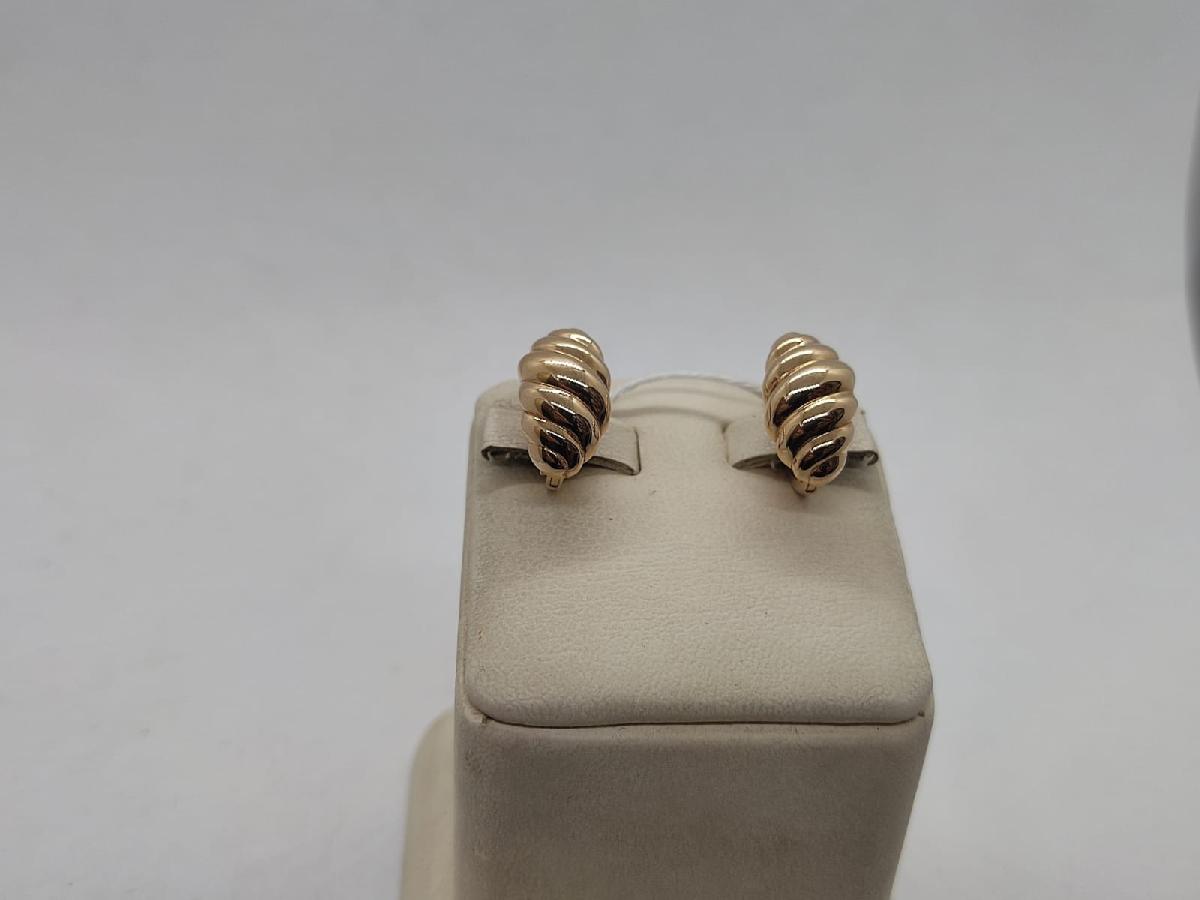 СБКМ585 СЕРЬГИ БЕЗ КАМНЯ (Au 585)