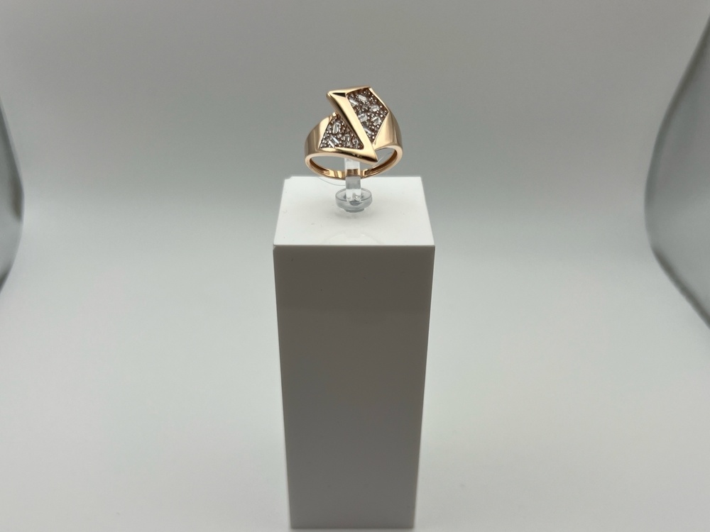 КОЛЬЦО С КАМНЯМИ (Au 585)