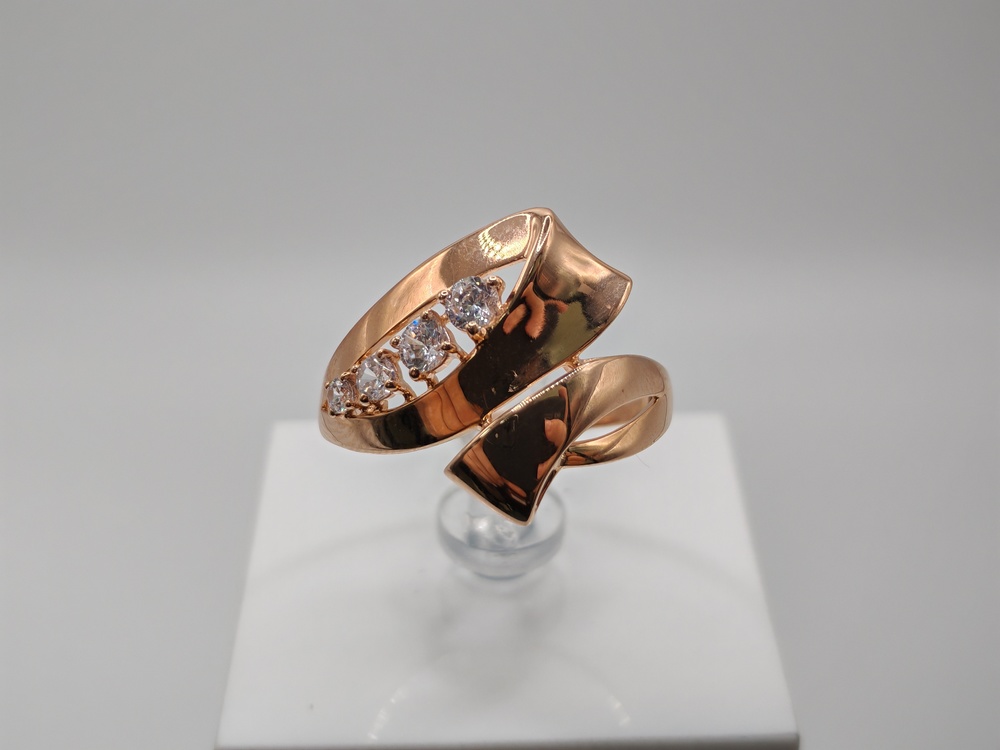 КОЛКМИ585 КОЛЬЦО С КАМНЯМИ (Au 585)