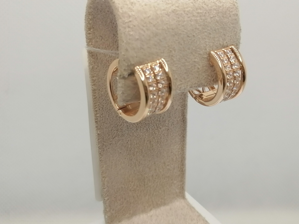 СЕРЬГИ С КАМНЯМИ (Au 585)