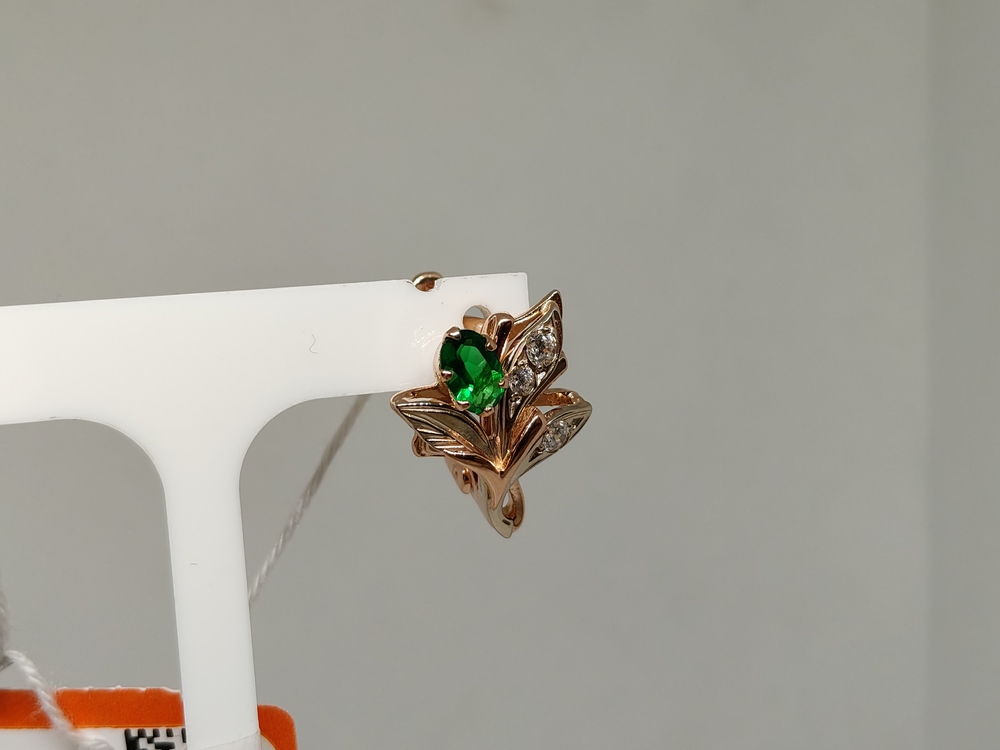 СЕРЬГИ С КАМНЯМИ (Au 585)