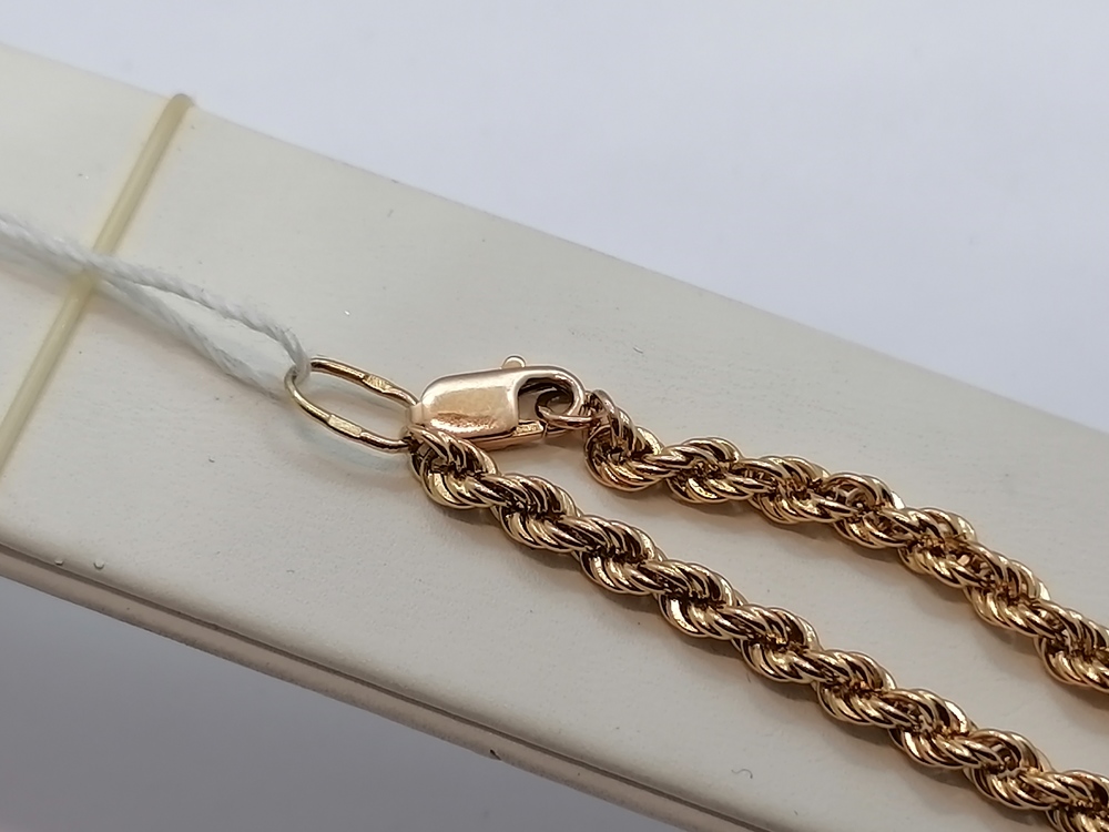 ЦЛВР585 ЦЕПЬ ПОЛНОВЕСНАЯ Веревка (Au 585)