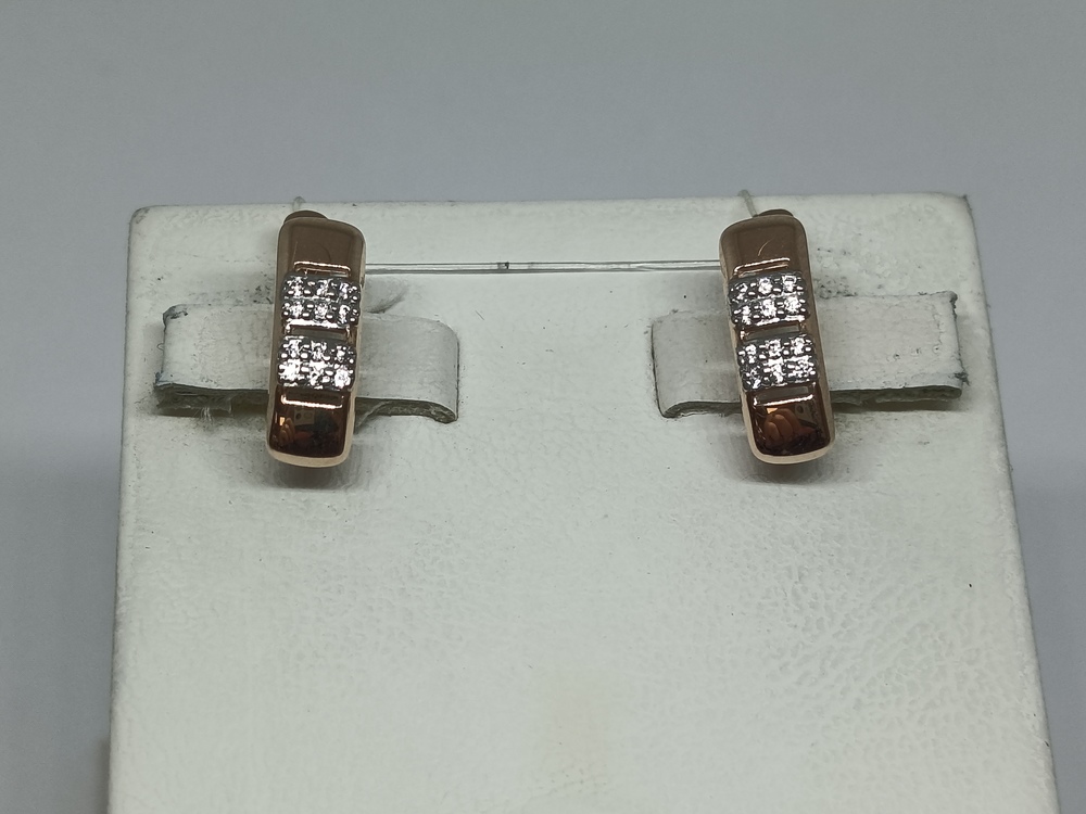 СЕРЬГИ С КАМНЯМИ (Au 585)