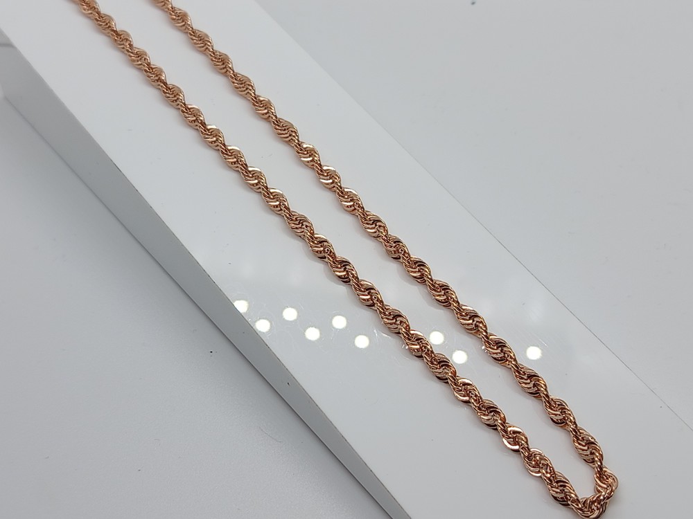 ЦЕПЬ ПУСТОТЕЛАЯ Веревка (Au 585)