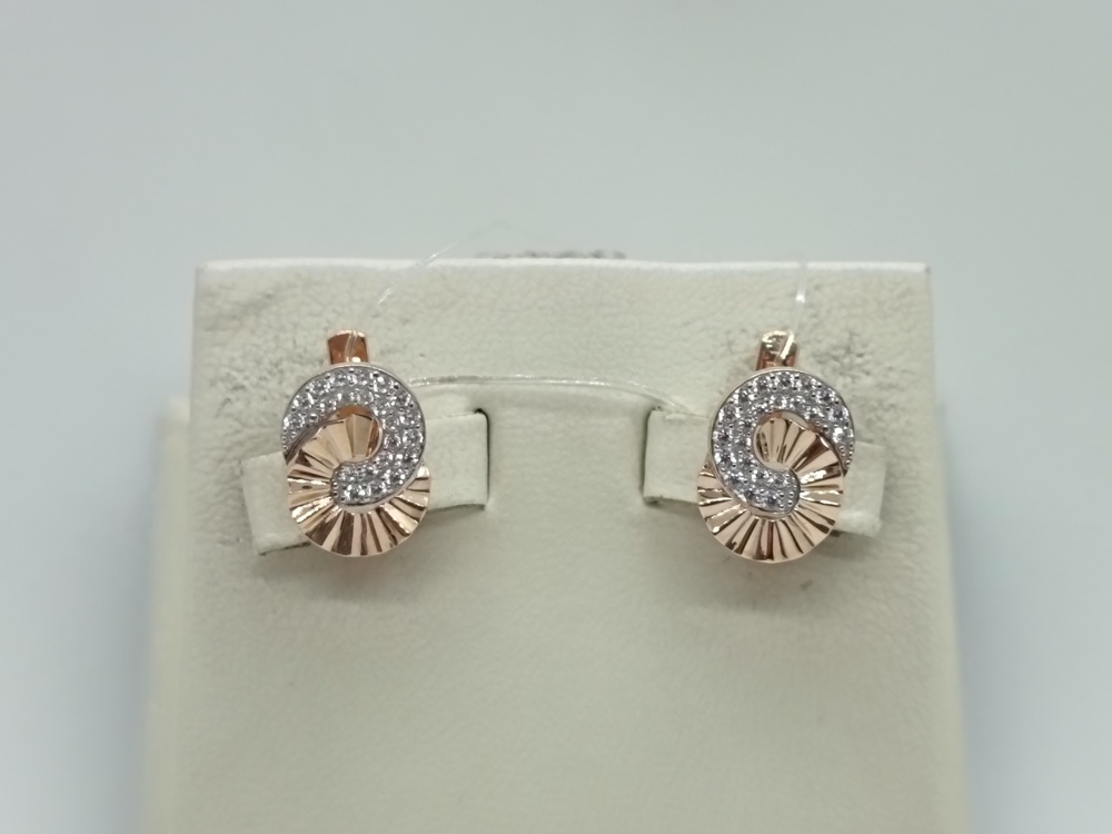 СЕРЬГИ С КАМНЯМИ (Au 585)