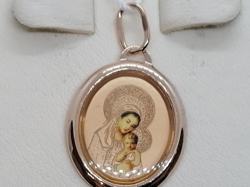 ПОДИКМ585 ПОДВЕСКА ИКОНА С КАМНЕМ (Au 585) ПОДИКМ585 ПОДВЕСКА ИКОНА С КАМНЕМ (Au 585)