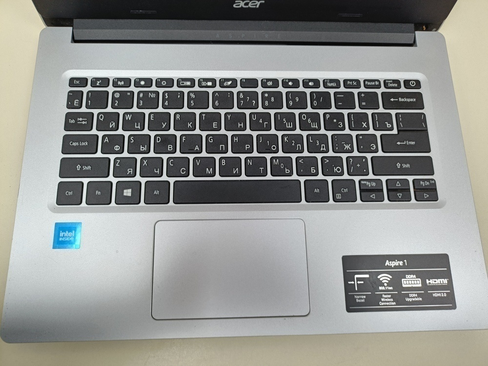 Ноутбук Acer; Celeron N4500,  Intel(R) Graphics, 8 Гб, 128 Гб, Нет