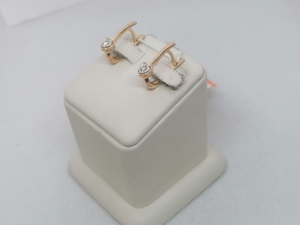 СЕРЬГИ БРИЛЛИАНТ (Au 585)