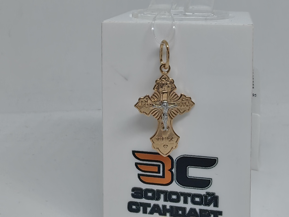 ПОДВЕСКА КРЕСТ без камня (Au 585)