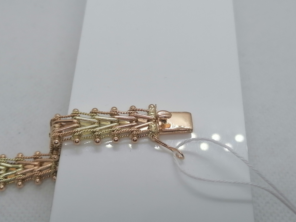 БРАСЛЕТ ПОЛНОВЕСНЫЙ Фантазия Au 583