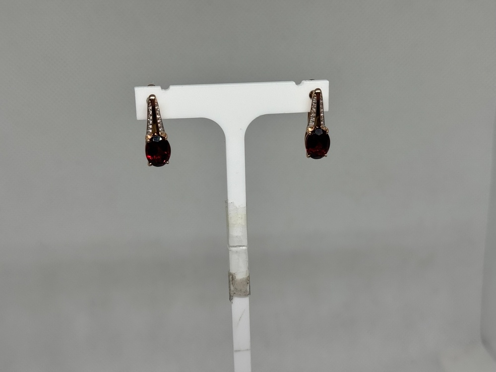 СКМИ585 СЕРЬГИ С КАМНЯМИ (Au 585)