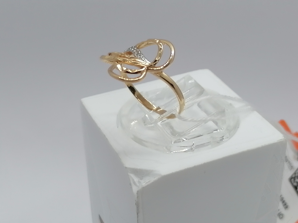 КОЛКМИ585 КОЛЬЦО С КАМНЯМИ (Au 585)
