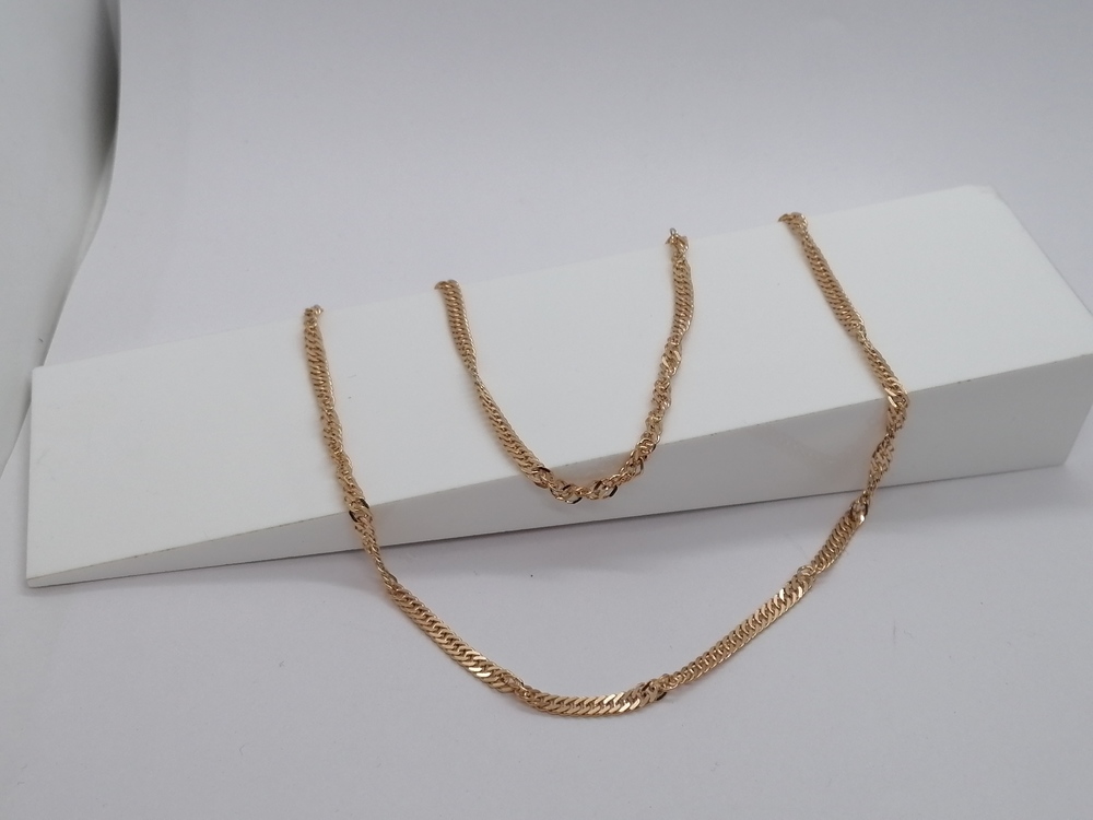 ЦЛСИ585 ЦЕПЬ ПОЛНОВЕСНАЯ Сингапур (Au 585)