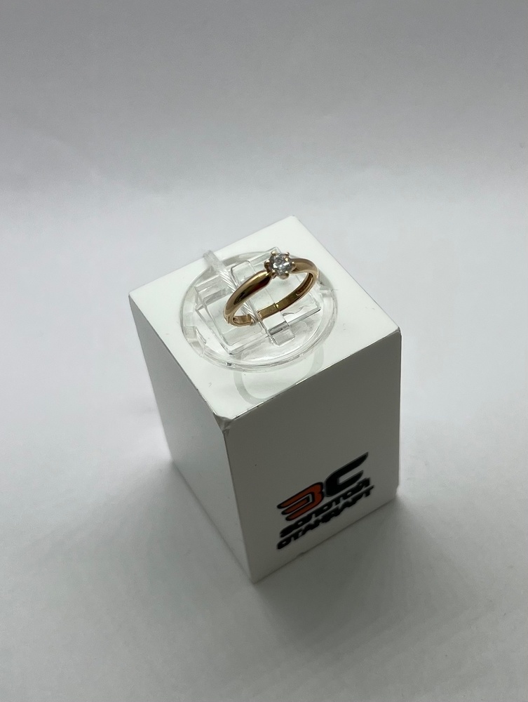 КОЛКМ585 КОЛЬЦО С КАМНЕМ (Au 585)