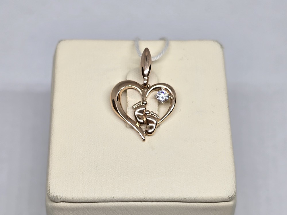 ПОДКМ585 ПОДВЕСКА С КАМНЕМ (Au 585)